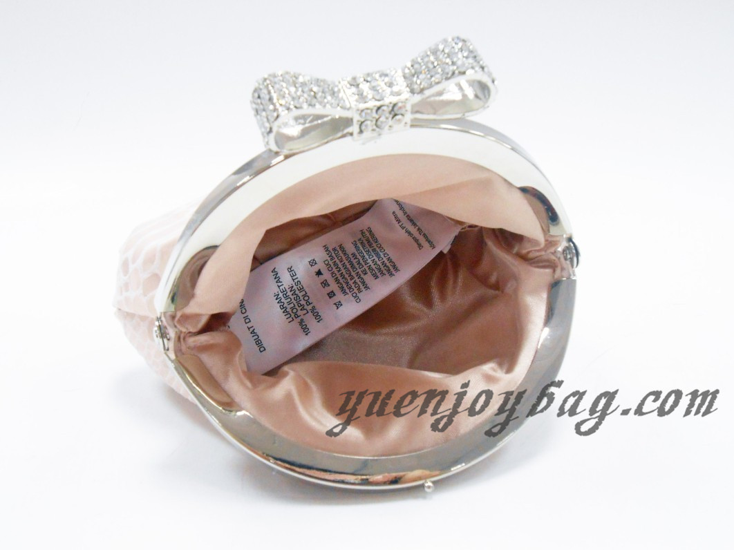 Snake Skin Embossed PU Leather little coin purse interior