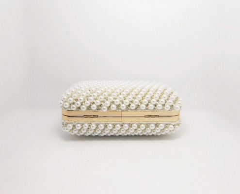 Beaded party bag with diamond - bottom view Beaded party bag with diamond - bottom view