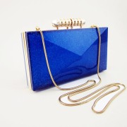 Celebrities Neon Candy color transparent clear acrylic clutch bag with gold metal frame Celebrities Neon Candy color transparent clear acrylic clutch bag with gold metal frame