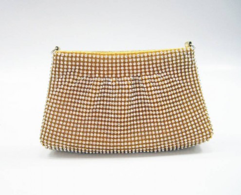 Gold Crystal rhinestone diamond pouch small little women purse Gold Crystal rhinestone diamond pouch small little women purse