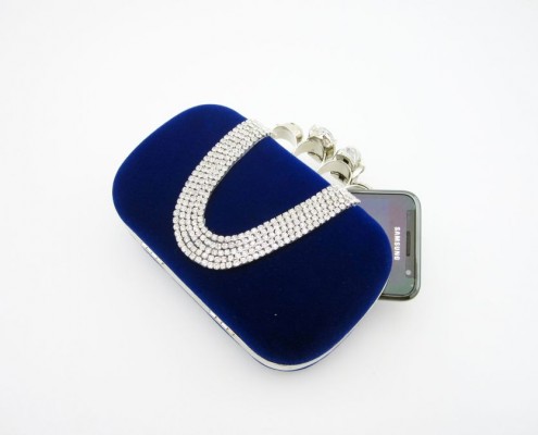 Ladies Velvet purse with skull knuckle finger rings frame party clutch bag Ladies Velvet purse with skull knuckle finger rings frame party clutch bag