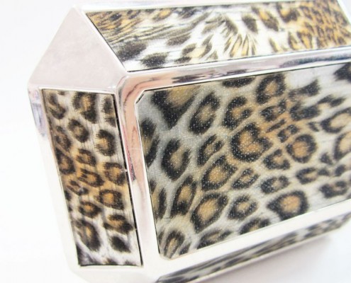 Leopard print party bag from direct manufacturer - detail view Leopard print party bag from direct manufacturer - detail view