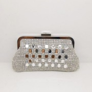 Luxury swarovski crystal ladies brand clutch bag
