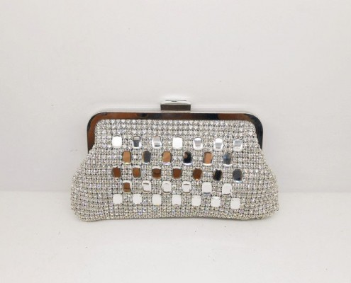Luxury swarovski crystal ladies brand clutch bag