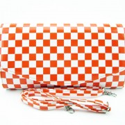 Plaid patent PU leather shoulder women handbag Plaid patent PU leather shoulder women handbag
