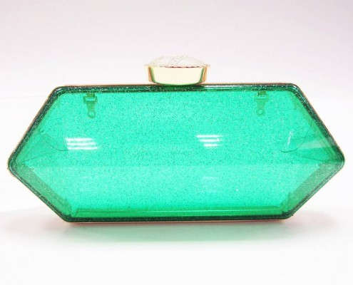 candy color transparent clear acrylic clutch bag for women from China evening purse manufacturer
