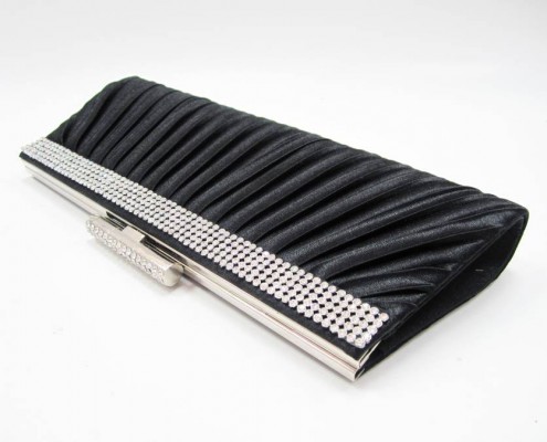 unique 2014 black pleated diamond with metal frame from clutch bag manufacturer unique 2014 black pleated diamond with metal frame from clutch bag manufacturer