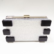 Brand Design fashion acrylic box frame clutch handbag with chain from evening bag manufacturer Brand Design fashion acrylic box frame clutch handbag with chain from evening bag manufacturer
