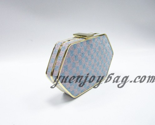 Check pattern plaid glitter shiny bling party clutch handbag from China manufacturer - side view Check pattern plaid glitter shiny bling party clutch handbag from China manufacturer - side view