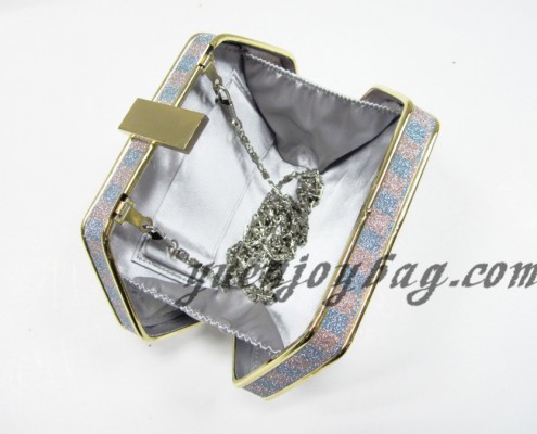 Check pattern plaid glitter shiny bling party clutch handbag from evening bag China supplier - lining view Check pattern plaid glitter shiny bling party clutch handbag from evening bag China supplier - lining view
