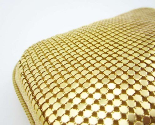 Gold aluminium mesh small iphone cell phone wallet case coin puse Gold aluminium mesh small iphone cell phone wallet case coin puse