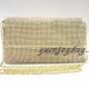 Luxury golden Rhinestone diamond ladies envelope evening clutch chain bag