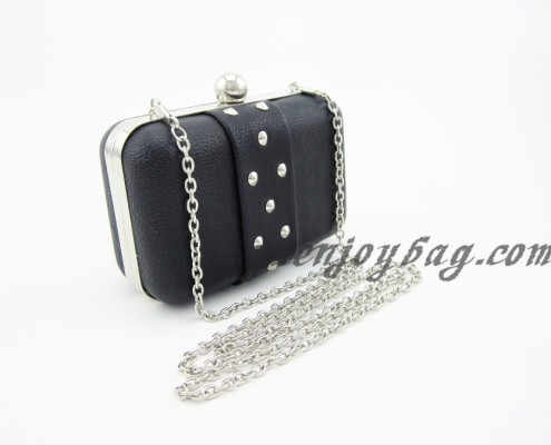 Women Rivet mobile purse cross body messenger chain bag