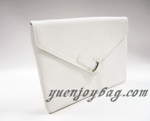 White PU leather ladies' envelope evening purse clutch shoulder bag White PU leather ladies' envelope evening purse clutch shoulder bag