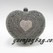 New fashion gray heart shaped clutch bag New fashion gray heart shaped clutch bag