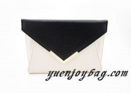 Women's Envelope Arrow Flap Front Snake Skin PU Leather Crossbody Clutch Bag