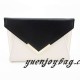 Women's Envelope Arrow Flap Front Snake Skin PU Leather Crossbody Clutch Bag