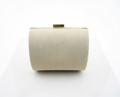 Women's Simple Weave Fabric Evening Clutch Purse - back view Women's Simple Weave Fabric Evening Clutch Purse - back view